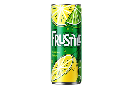 Напиток газ FRUSTYLE 0,33л Лимон/лайм ж/б 1/12шт