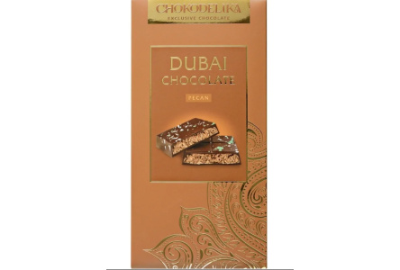 Шоколад CHOKODELIKA DUBAI 180гр темный Pecan 1/16шт