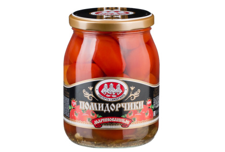 Томаты СКАТЕРЬ-САМОБРАНКА 720гр Маринованые ст/б 1/8шт
