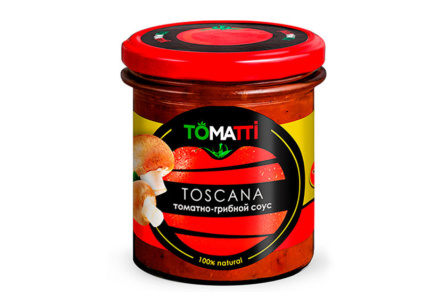 Соус томатный TOMATTI TOSCANA 340гр с грибами ст/б 1/6шт