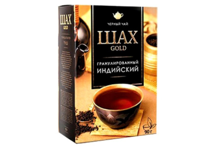 Чай черный ШАХ GOLD 90гр Гранулированный байховый 1/39шт
