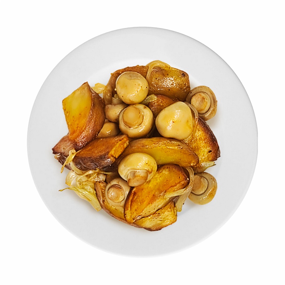 Картофель жареный с грибами ФК