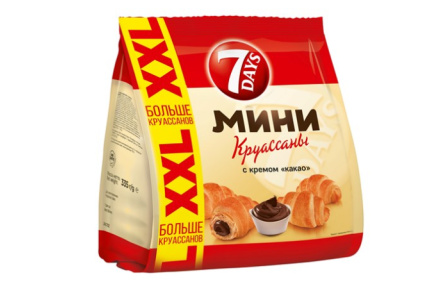 Круассан мини 7 DAYS 335гр Какао 1/10шт