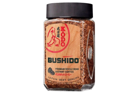 Кофе растворимый BUSHIDO 100гр Kodo ст/б 1/9шт