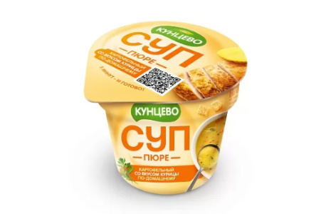 Суп-Пюре КУНЦЕВО 25гр По-домашнему с курицей 1/24шт