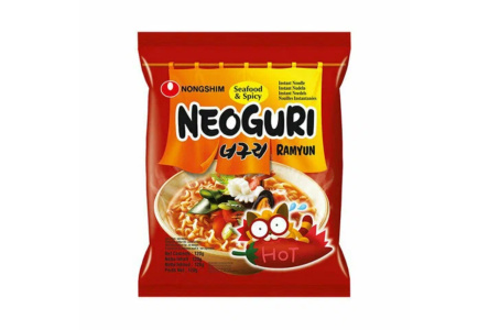 Лапша NONGSHIM 120гр Neoguri HOT 1/20шт