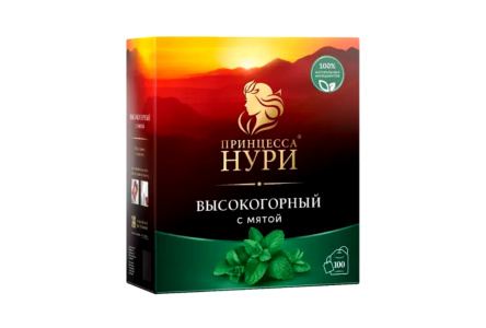 Набор чая ПРИНЦЕССА НУРИ 2г*100/Мята 1,8г*25 1/18шт