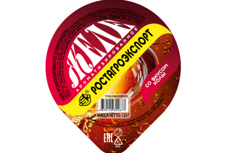 Желе РОСТАГРОЭКСПОРТ 125г Кола пл/ст 1/12шт