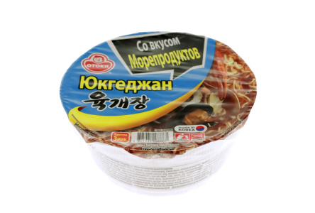 Лапша YUKGAEJANG 95гр Ramen Seafood 1/6шт