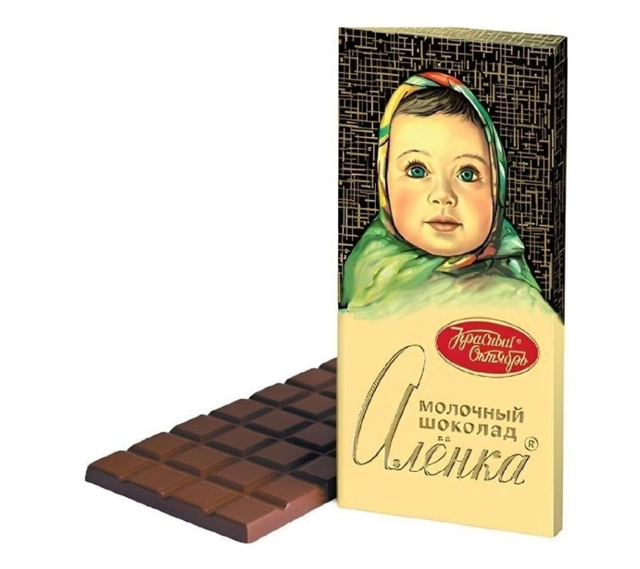 Шоколад АЛЕНКА 150гр Молочный 1/20шт Красный октябрь