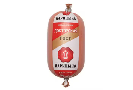 Колбаса вареная ЦАРИЦЫНО 400гр Докторская 1/6шт