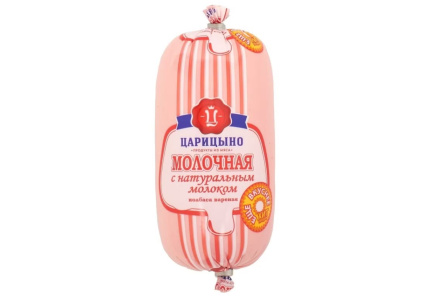 Колбаса вареная ЦАРИЦЫНО 500гр Молочная с натуральным молоком 1/6шт