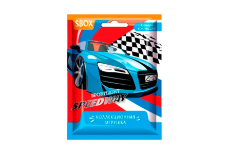 Игрушка SPEED FACTOR SBOX CLUB во флоупаке 1/10шт Конфитрейд