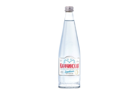 Вода минер КАРАЧИНСКАЯ 0,5л газ ст/б 1/12шт