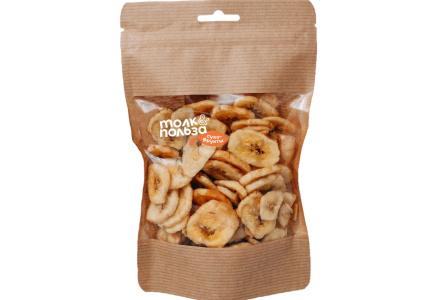 Чипсы ТОЛК и ПОЛЬЗА 80гр Банановые 1/20шт