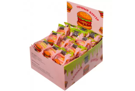 Мармелад жевательный LOLILO 90гр Бургер комбо 1/12шт