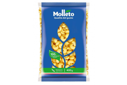 Макаронные изделия MOLLETO 400гр Улитки 1/20шт