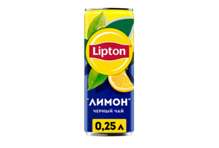 Чай холодный LIPTON ICE TEA 0,25л Лимон ж/б 1/24