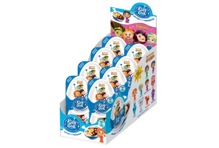 Десерт KIDS BOX 20гр Trolls/Сказочный патруль с подарком 1/16шт