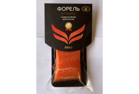 Рыба с/с Форель ЛАЗУРНЫЙ БЕРЕГ 200гр Филе-кусок в/у 1/1шт