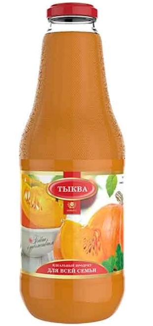 Нектар МЕРКУРИЙ 1л Тыква с мякотью ст/б 1/8шт