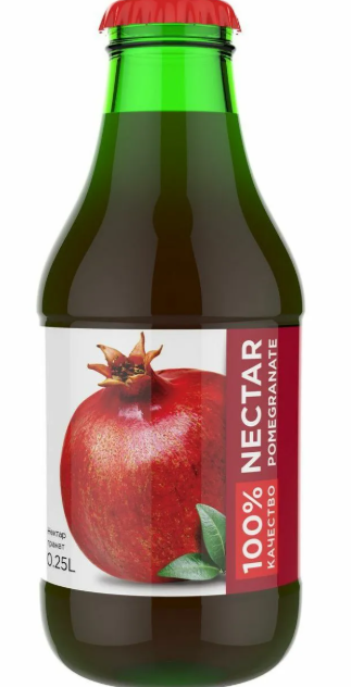 Нектар BARINOFF KIDS 250мл Гранат ст/б 1/10шт