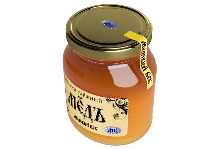 Мед МЭДЭМ 450гр Натуральный таежный алтайский ст/б 1/6шт