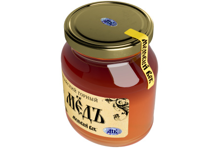 Мед МЭДЭМ 450гр Натуральный ст/б 1/6шт