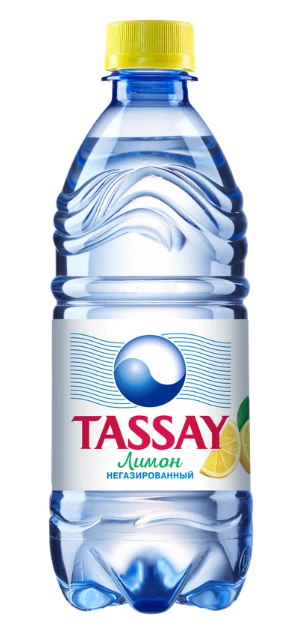 Вода минер TASSAY 0,5л Лимон негаз ПЭТ 1/12шт