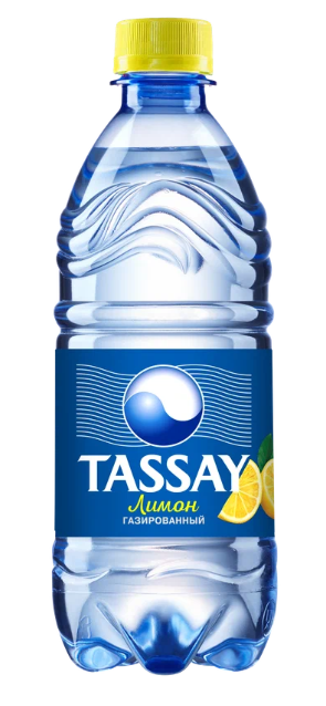 Вода минер TASSAY 0,5л Лимон газ ПЭТ 1/12шт