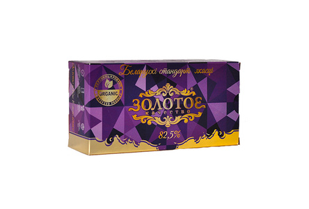 Масло растительно-сливочное ЗОЛОТОЕ КАЧЕСТВО 500гр 82,5% Фиолетовое 1/12шт