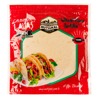 Лепешка Тортильи MUTLUKAL 150гр Мексиканские лепешки со вкусом Taco 1/18шт