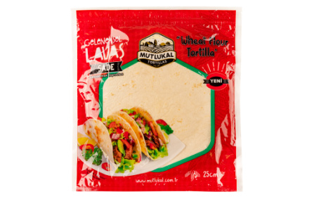 Лепешка Тортильи MUTLUKAL 150гр Мексиканские лепешки со вкусом Taco 1/18шт