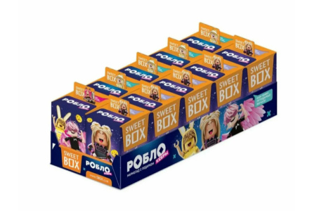 Карамель РОБЛОКСЕРЫ FRUITLS MAXI 11гр Kvinka/Женяша 1/8шт Конфитрейд
