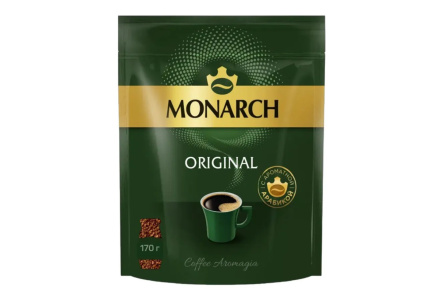Кофе растворимый JACOBS MONARCH 170гр Оригинал м/у 1/9шт