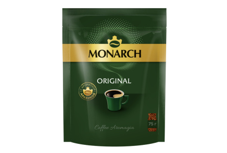 Кофе растворимый JACOBS MONARCH 75гр Оригинал м/у 1/15шт