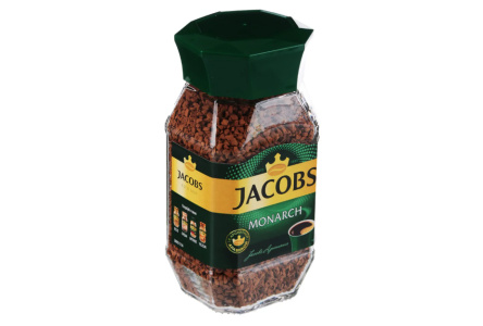 Кофе растворимый JACOBS MONARCH 190гр ст/б 1/6шт