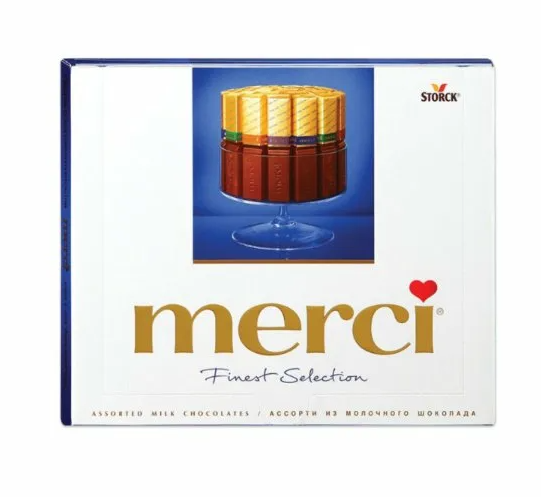 Набор конфет MERCI 200гр 1/10шт