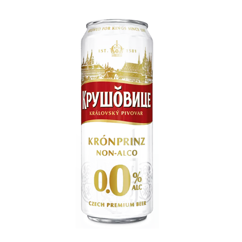 Пиво светлое б/а КРУШОВИЦЕ 0,43л ж/б 1/24шт