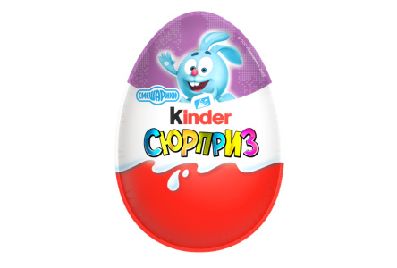 Шоколадное яйцо KINDER Surprise 20гр Смешарики 1/36шт