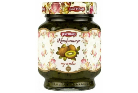 Конфитюр РАТИБОР 350гр Киви ст/б 1/6шт