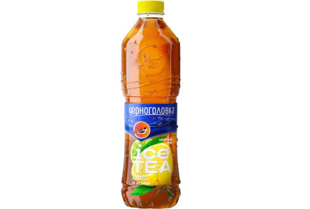 Чай холодный ЧЕРНОГОЛОВКА ICE TEA 1л Черный Лимон/Лайм 1/6шт