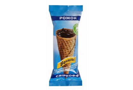 Сырок творожный ПЛАНЕТА СЫРКОВ 35гр Ваниль вафельный рожок 1/30шт