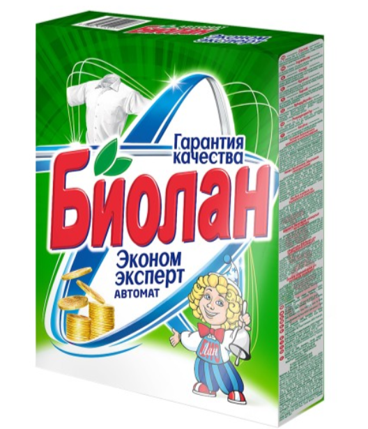 Порошок стиральный автомат БИОЛАН 350гр Эконом эксперт 1/24шт