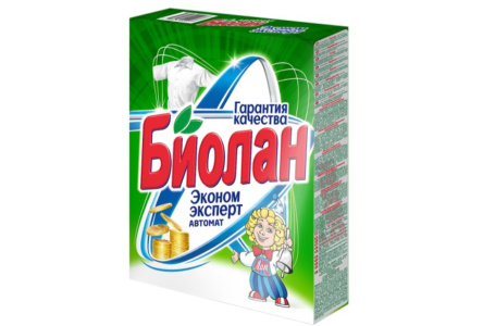 Порошок стиральный автомат БИОЛАН 350гр Эконом эксперт 1/24шт