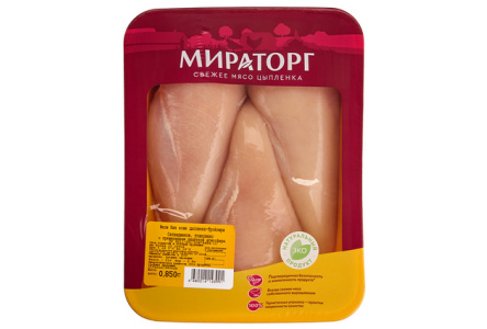 Филе куриное МИРАТОРГ 850гр  п/д 1/12шт