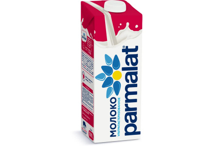 Молоко PARMALAT 1л 3,5% т/п 1/12шт Продукт без заменителя молочного жира