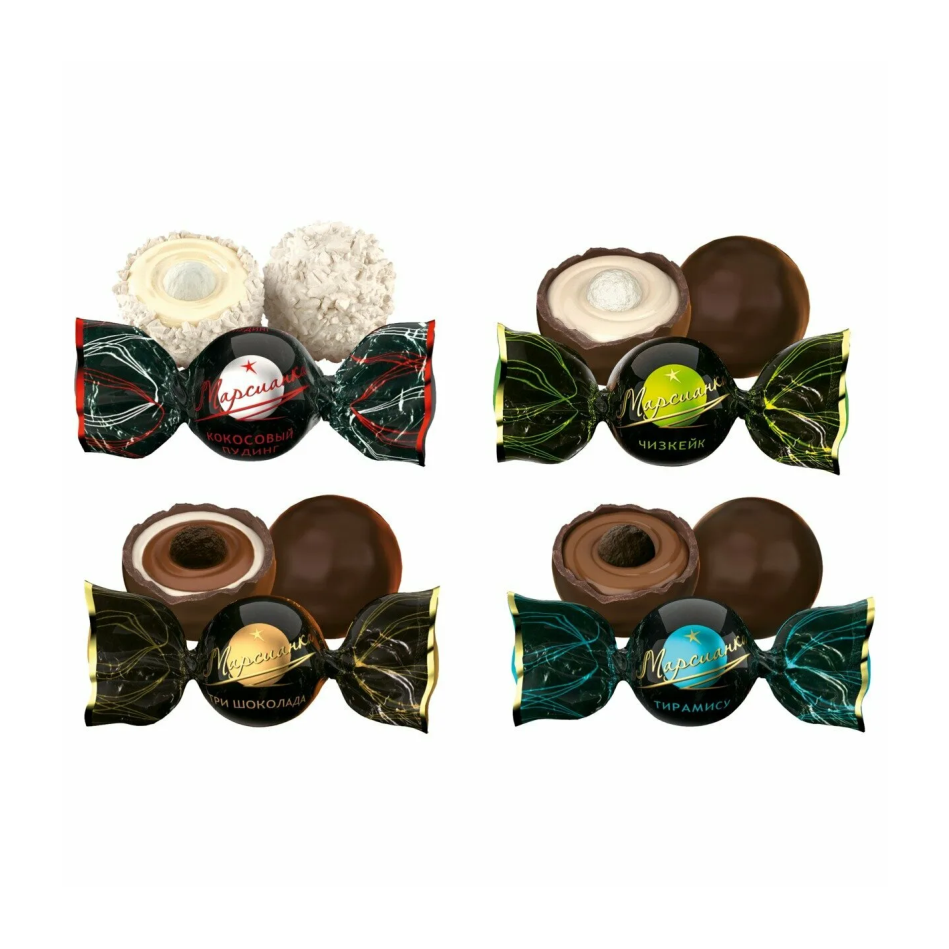 Конфеты МАРСИАНКА 180гр Ассорти 1/12шт
