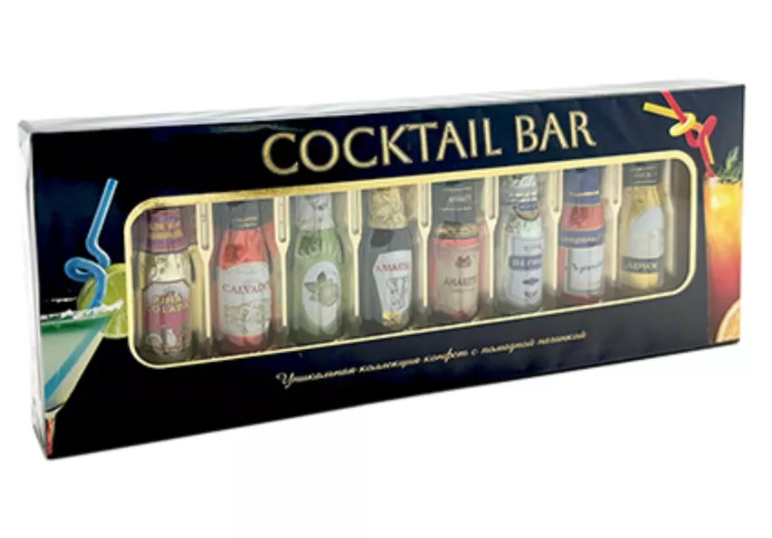 Конфеты КОКТЕЙЛЬ БАР 120гр 1/10шт Саратовская