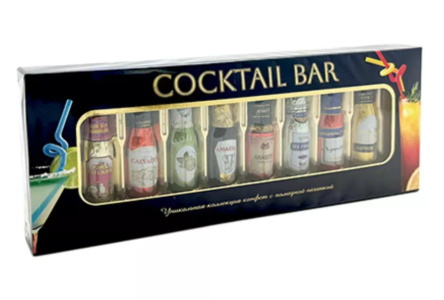 Конфеты КОКТЕЙЛЬ БАР 120гр 1/10шт Саратовская